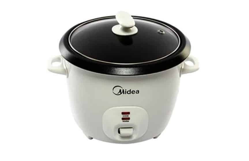 Midea Cuiseur de Riz 2.5L – 450W -RICE_MG-GP25B- Blanc – EAS CI