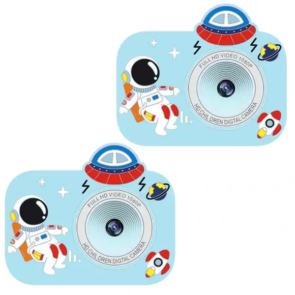 Pack Kidy Camera Space HD – 2 Cameras – Bleu