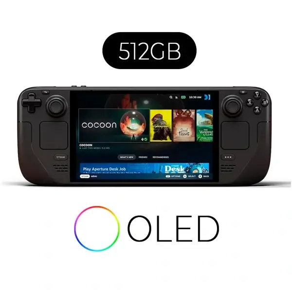 Steam Deck OLED – 512Go – Console de Jeu Portable – EAS CI