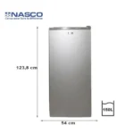 Congélateur vertical une porte Nasco - 150L Net - 5 casiers à glace - Economique - R600A - A - NASD1-225FL – Image 2