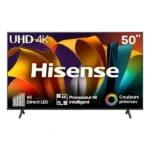 TV Led Hisense - 50" - Affichage LED - Résolution Ultra HD - 4k - Système VIDAA - Commande vocale - 50A6N
