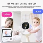 Camera pour Bébé - Ecran d'affichage de la température - audio bidirectionnel - ABM900 – Image 2
