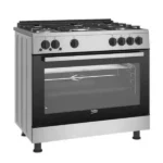 Gazinière 5 feux sans couvercle Beko - 111L - Four - Acier inoxydable - 83X90X60CM - BEKO_GG15114DXNS