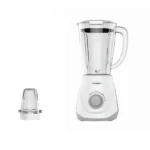 Mixeur Nasco – 1,5L – 2 vitesses avec impulsion – 400W – Un broyeur – Verrouillage de la verseuse – Corps en plastique- BL2033CD-CB