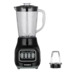 Mixeur Nasco – 1L – 2 vitesses avec impulsion – 300W – Un broyeur – Verrouillage de la verseuse – Corps en plastique- BL2049D-N