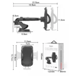 Yesido C111 Support de voiture réglable multi-angle extensible – Image 2