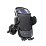 Yesido C164 - Panneau Solaire Chargeur de Téléphone et Support de Téléphone pour Voiture avec Event d'Air à induction tactile