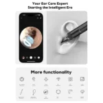 Outil Visuel d’élimination du cérumen - Caméra HD 360° - Batterie 230mAh - Puce haut de gamme et grand confort - Y12 - Noir – Image 3