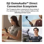 DJI Mic Mini - Émetteur avec microphone intégré - Portée 400m - 48h d'autonomie - Annulation active du bruit - Boitier de recharge – Image 7