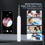 Outil Visuel d’élimination du cérumen - Caméra HD 360° - Batterie 230mAh - Puce haut de gamme et grand confort - Y12 - Noir – Image 2