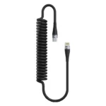 Câble à ressort USB-C vers Lightning TPU Green Lion de 1,8m - Charge Rapide - GNSPRNGCTLBK - Noir