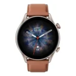 Montre connectée Amazfit GTR 3 Pro -  Écran 1,4" AMOLED UHD - 12Jrs d'autonomie - Marron