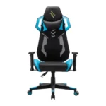 Chaise Gaming - Urban Wave -  matériau en maille et PU + accoudoirs 2D - version OC Vegas - Bleu/Noir