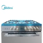 Gazinière 5 feux Midea - Four à gaz - Gril à gaz - Couvercle en verre - 90x60CM - Gaz_Vesta-P48