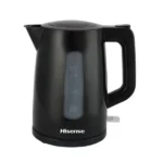 Bouilloire électrique Hisense - 1.7L - Ouverture manuelle du couvercle - Contrôle Strix - Plaque chauffante avec indicateur lumineux -  Noir - H17KBKS1