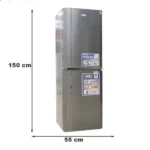 Réfrigérateur combiné double porte Nasco - 229L Net – 4 casiers au congélateur - Economique - Classe énergétique A+ - R600A - HNASD2-29 – Image 2