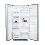 Réfrigérateur américain side by side double portes Nasco - 514L Net - Distributeur d'eau - Economique - Classe énergétique A++ – HNASF2-66D