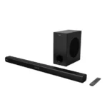 Barre de son sans fil Hisense  - 200W - Caisson de basse - 5 haut-parleur - USB - HDMI - Coaxial - Bluetooth - HDR - Optical - FM Radio - Télécommande - HS218