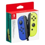 Manette Joy-Con Droit/Gauche pour Nintendo Switch – Bleu/Jaune Néon