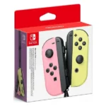 Manette Joy-Con Droit/Gauche pour Nintendo Switch - Rose/Jaune Néon