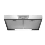Hotte aspirante Electrolux – 166W – 60CM - Commandes à bouton-poussoir à 3 vitesses – Filtre à charbon inclus - LFU116X