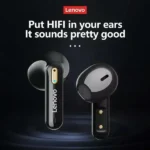 Écouteurs Thinkplus LivePods LP6 Pro - 18h d'autonomie - BT 5.0 - Mode des jeux et de la musique - Noir – Image 5