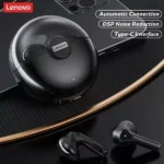 Écouteur Lenovo LivePods LP80 - 24h d'autonomie - BT 5.0 - IPX5 - Qualité Sonore Hi-Fi & Basses 9D - Noir – Image 2