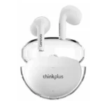 Écouteur Lenovo LivePods LP80 Pro - 12h d'autonomie - BT 5.0 - IPX5 - Qualité Sonore Hi-Fi et Basses  – Lumière RGB - Blanc