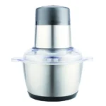 Nasco Mini Hachoir 2L Bol En Acier Inoxydable - 300W - MC373B-GS