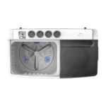 Machine à laver semi automatique Midea – 7KG – 445W – Essorage 4KG – Rinçage – Ouverture par le haut- MT100W70/WG – Image 2