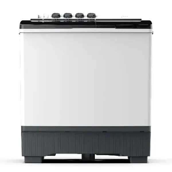 Machine à laver semi automatique Midea – 7KG – 445W – Essorage 4KG – Rinçage – Ouverture par le haut- MT100W70/WG