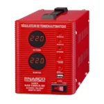Stabilisateur automatique Nasco - 1500VA - Compteur Digital - Rouge - NAS-1500VA-RR