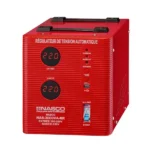 Stabilisateur automatique Nasco - 3000VA - Compteur digital - Rouge - NAS-3000VA-RR