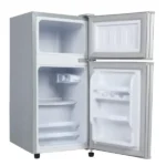 Réfrigérateur combiné double portes Nasco - 58L Net - Économique - Casier à œufs - Bac à légumes - NASF2-100FL