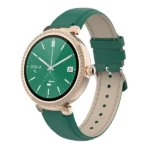 Montre Connectée Porodo Belle pour Femme – Cadran  Or Rose - BT5.4 - ABS - Écran de 1,19" - AMOLED - Suivi d'Activité - Vert