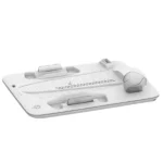 Support Pour PS5 Slim - Porodo Gaming - Chargeur magnétique - 5 emplacements - Chargeur manette - Ventilateur de refroidissement - PDX118 - Blanc – Image 7