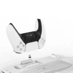 Support Pour PS5 Slim - Porodo Gaming - Chargeur magnétique - 5 emplacements - Chargeur manette - Ventilateur de refroidissement - PDX118 - Blanc – Image 4