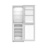 Réfrigérateur combiné sans poigné Hisense – 240L – 3 tiroirs et 1 casier au réfrigérateur – 4 casiers au congélateur – Économique – R600A – Classe énergétique A+ – Dégivrage automatique – RD-34DC4SA