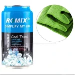 Serviette Fraîche Romix polyester avec technologie anti-microfibre glacée évaporative et rafraîchissante