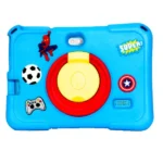 Kidy Clips Tab – Tablette éducative – 2Go/32Go – écran 7″ – Wifi – 2 Caméras – Jeux et apps – Stickers Personnalisables -  Bleu – Image 2