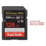 Carte mémoire SanDisk Extreme PRO SDHC UHS-I Card 128GO - Pour appareil Photo - SDSDXXD-128G-GN4IN