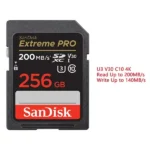 Carte mémoire SanDisk Extreme PRO SDHC UHS-I Card 256 GO - Pour appareil Photo - SDSDXXD-256GO -GN4IN
