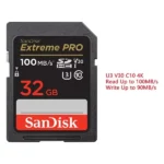 Carte mémoire SanDisk Extreme PRO SDHC UHS-I Card 32GO - Pour appareil Photo - SDSDXXD-032G-GN4IN