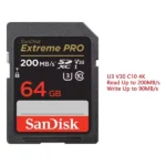 Carte mémoire SanDisk Extreme PRO SDHC UHS-I Card 64GO - Pour appareil Photo - SDSDXXU-064G-GN4IN