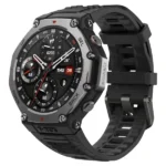 Montre connectée Amazfit T-Rex 3 – Écran amoled de 1,5″ – GPS intégré – 27 jours d’autonomie de la batterie – Android et IOS – Onyx – Image 2