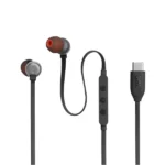Écouteurs intra-auriculaires JBL Tune 310C - Type-C  - 6CM - Son haute résolution avec son Pure Bass - Microphone pour communication - Noir