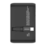Chargeur Universel avec Prises intégrées JP/US, AU, EU, UK - 3 ports avec câble USB-C intégré 25W - Charge Rapide - MOMAX 1-World+ - UA20D – Image 2
