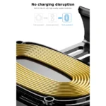 Baseus Support de téléphone - chargeur sans fil  - WXYL-A01 - pour voiture avec bras réglable - noir – Image 4