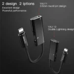 Adaptateur audio 2en1 YAU12 Lightning vers Lightning - Yesido – Image 2