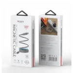 Câble tressé magnétique à la charge rapide et transferts de données Yesido – 60W - USB-C vers USB-C -1m - 3A - Gris - CA172C